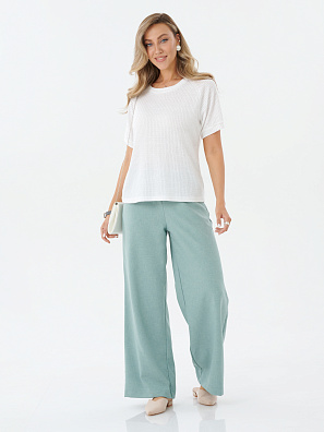 Блузка трикотажная молочная